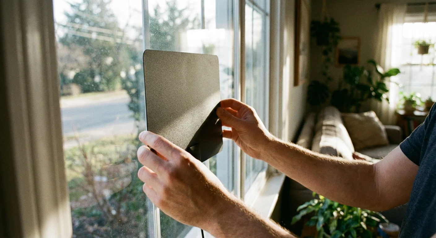 Indoor digital antenna mounted on wall
